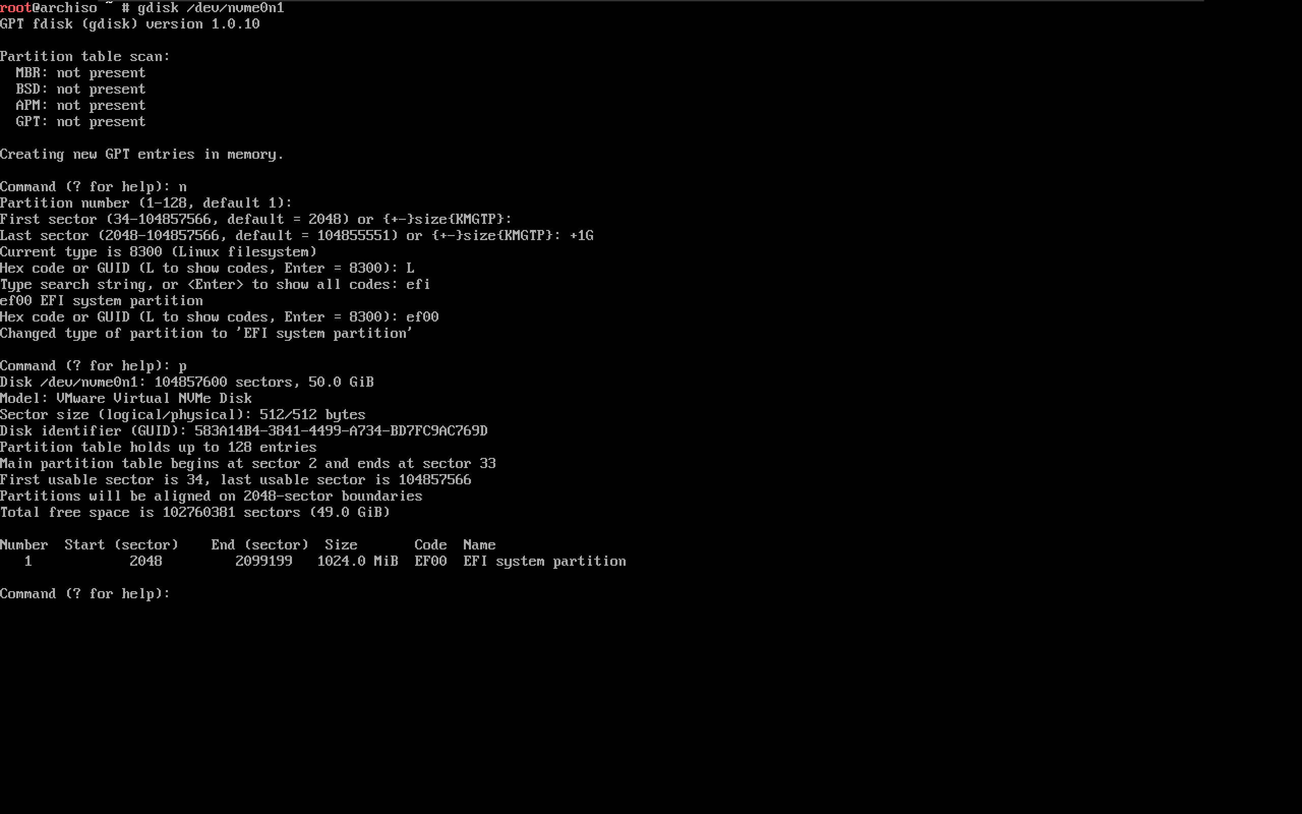 分配 EFI