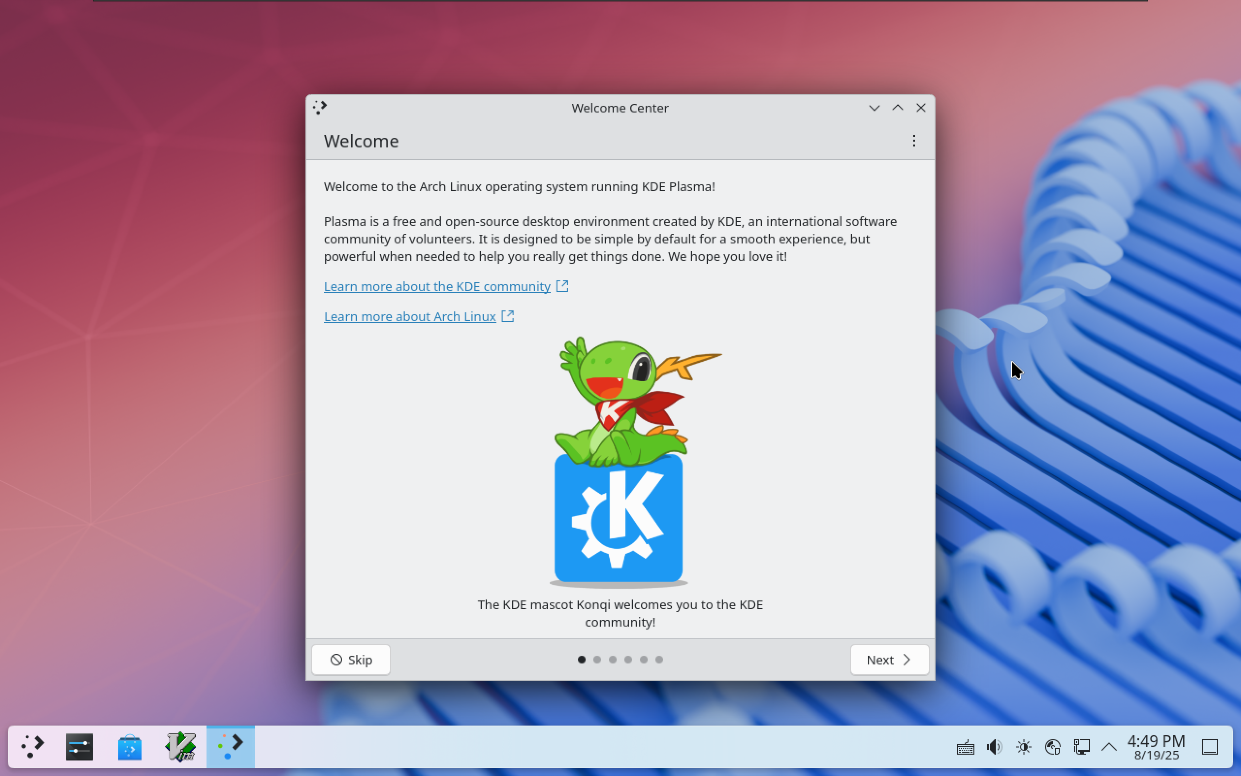 KDE Plasma 桌面